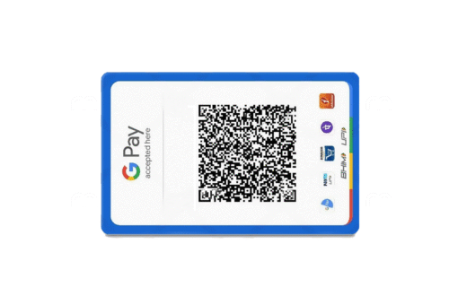 Google Pay QR PVC