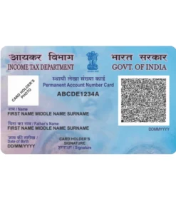 PVC Pan Card Print
