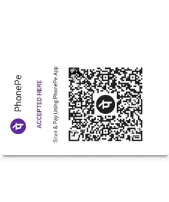 PhonePe QR PVC Card