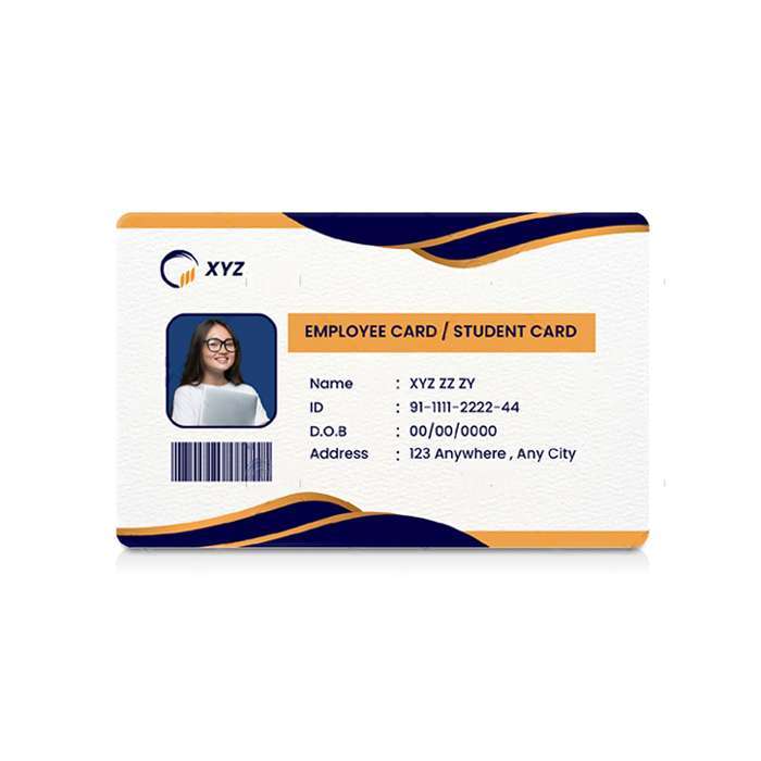 Student PVC ID Card Print