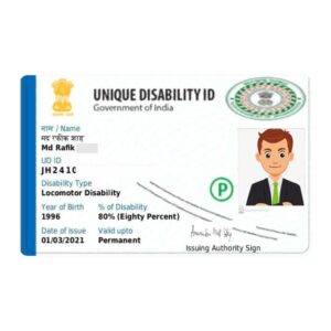 Unique Disability PVC ID Card Printing