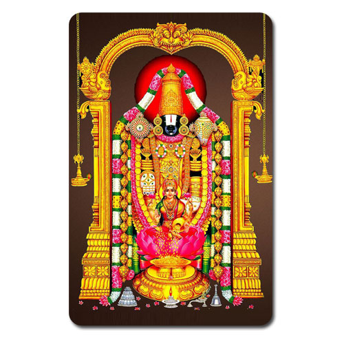 Tirupati Balaji Photo PVC CARD