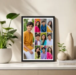Alternative view of 10 Photo Collage Frame 1 Hero 9 Mini Grid Collage Layout