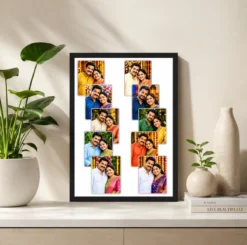 Alternative view of 10 Photo Collage Frame 10 Cascade Diagonal Flow Layout