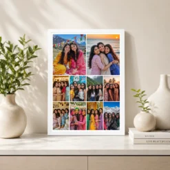 10 Photo Collage Frame 2+4+4 Three Tier Grid Layout 7 10 photo collage frame 2 4 4 three tier grid layout india 05 white 2