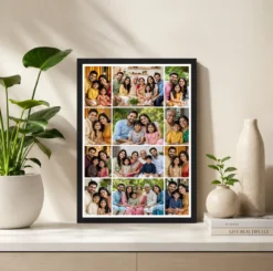 Alternative view of 10 Photo Collage Frame 3-Column 4+3+3 Layout
