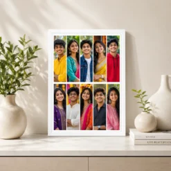 10 Photo Collage Frame 5 Top Row Full Width 5 Bottom Row Layout 7 10 photo collage frame 5 top row full width 5 bottom row layout india 08 white 2