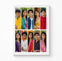 10 Photo Collage Frame 5 Top Row Full Width 5 Bottom Row Layout 6 10 photo collage frame 5 top row full width 5 bottom row layout india 08 white main