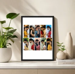 Alternative view of 10 Photo Collage Frame Brick Pattern 5+5 Offset Layout