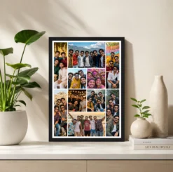 Alternative view of 10 Photo Collage Frame Central Big 4+2+4 Frame Layout