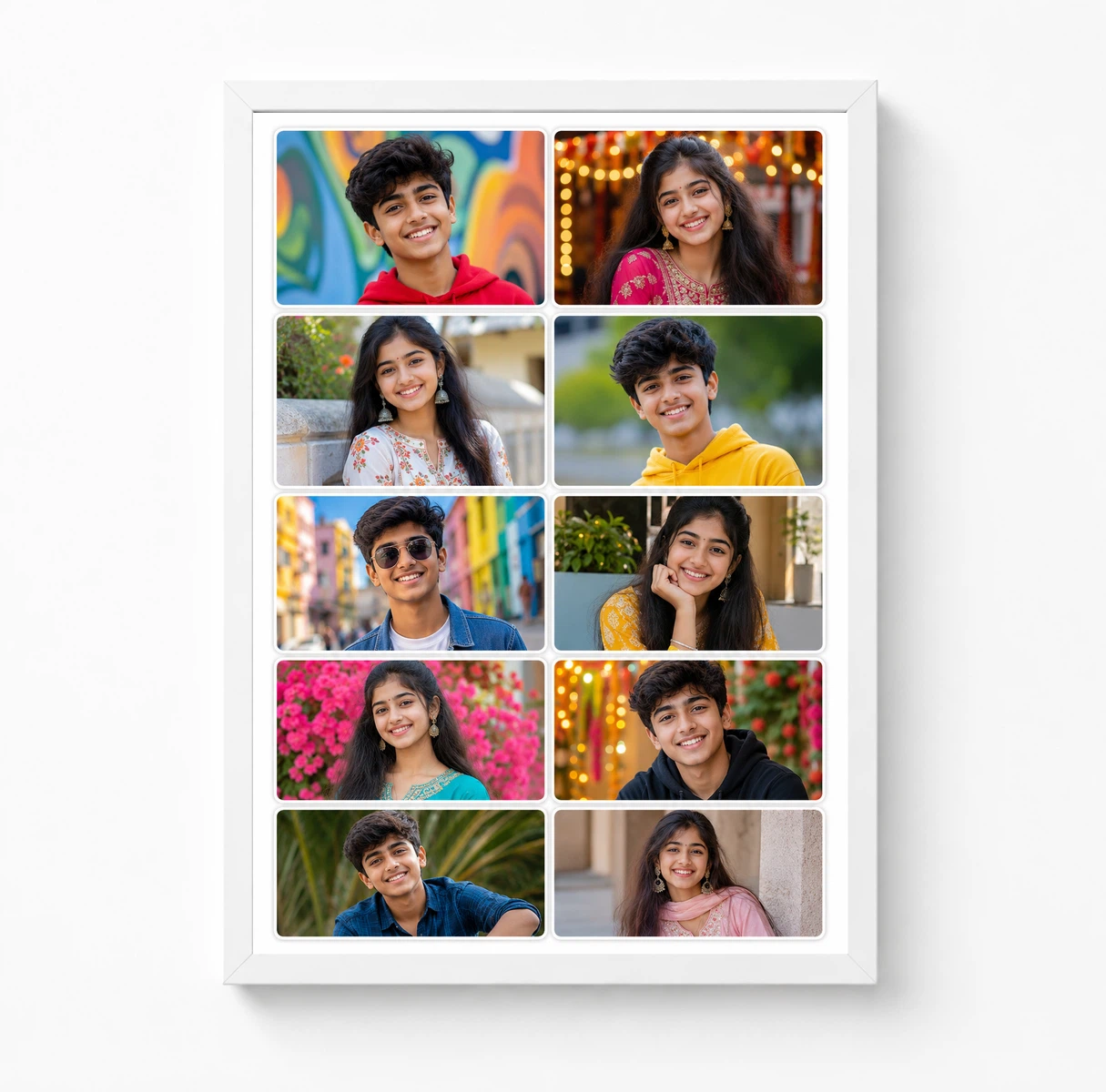 10 Photo Collage Frame Rounded Square 10 Soft Grid Layout 3 10 Photo Collage Frame Rounded Square 10 Soft Grid Layout - Image 3