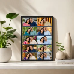 Alternative view of 10 Photo Collage Frame Slate Blue 10 Slot Corporate Premium Layout