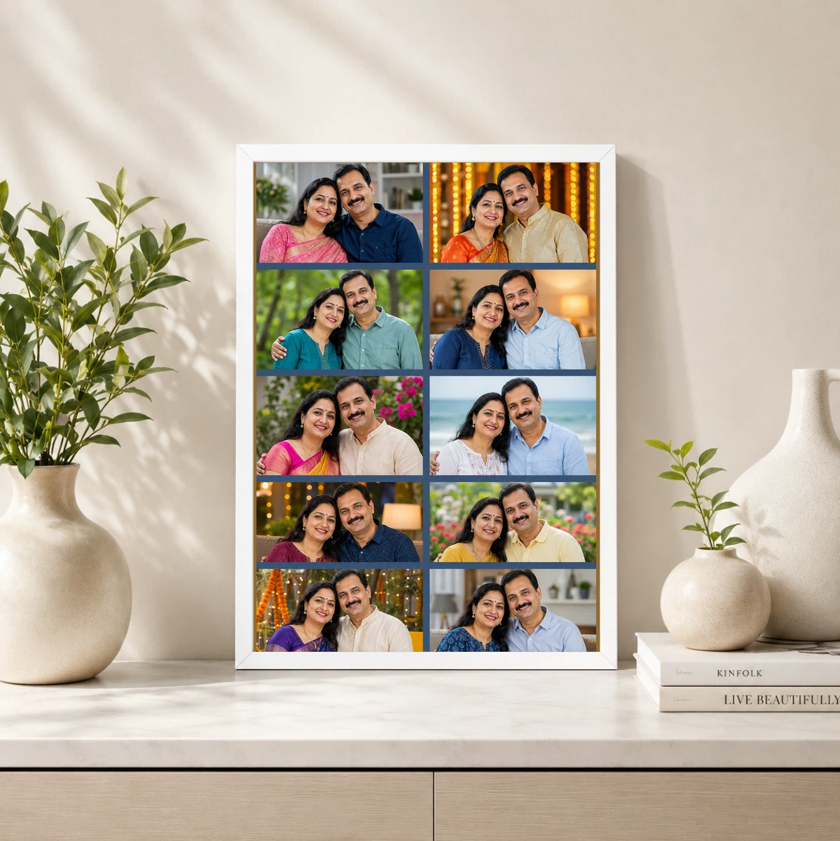 10 Photo Collage Frame Slate Blue 10 Slot Corporate Premium Layout 4 10 Photo Collage Frame Slate Blue 10 Slot Corporate Premium Layout - Image 4