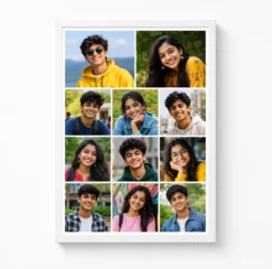 11 Photo Collage Frame 2+3+3+3 Four Row Editorial Layout 6 11 photo collage frame 2 3 3 3 four row editorial layout india 05 white main
