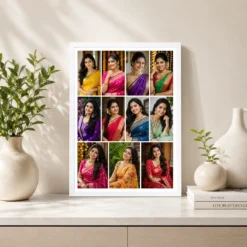 11 Photo Collage Frame 4+4+3 Three Row Grid Layout 7 11 photo collage frame 4 4 3 three row grid layout india 08 white 2