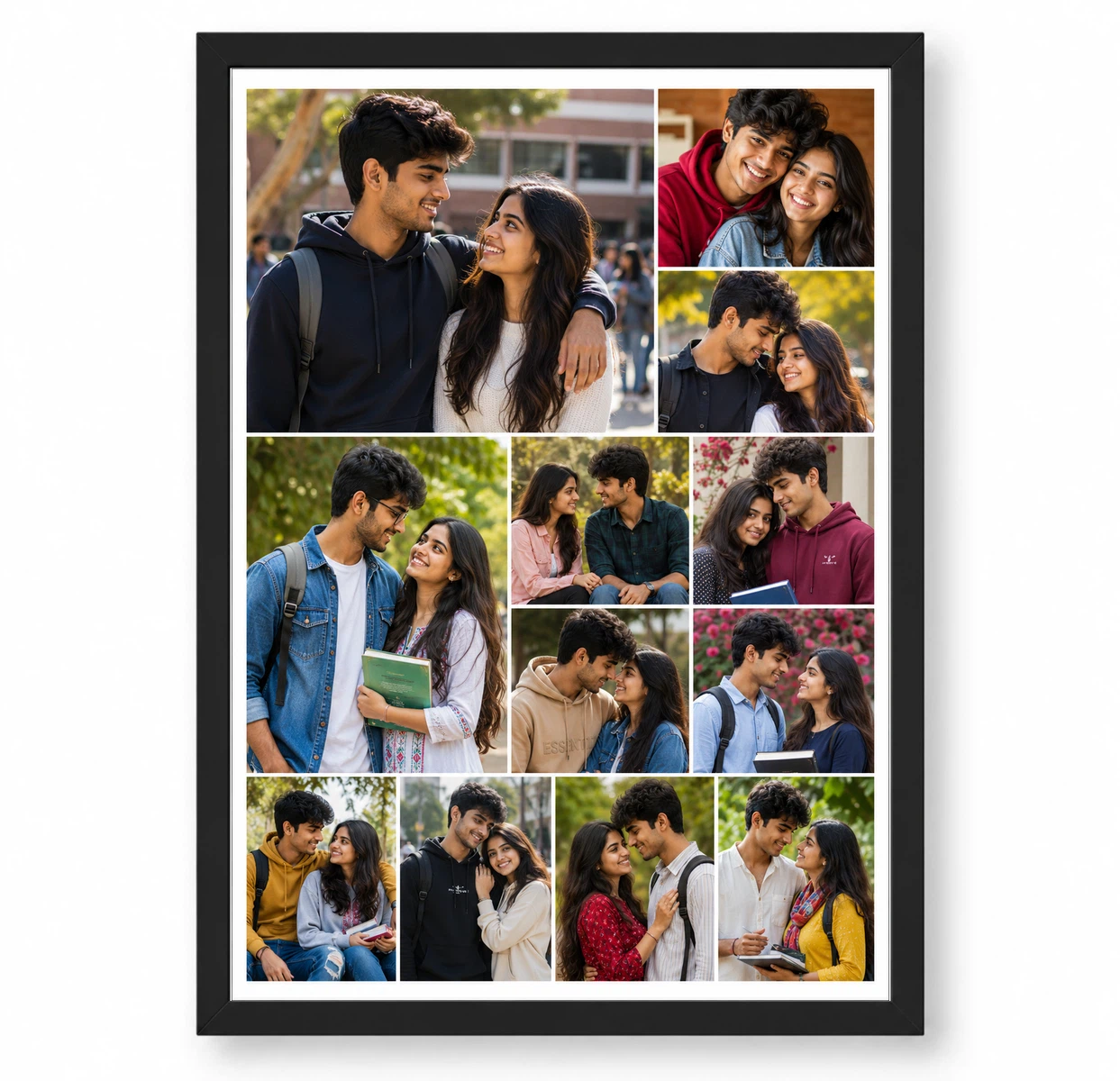 11 Photo Collage Frame Asymmetric Mosaic 11 Mixed Layout 1 11 Photo Collage Frame Asymmetric Mosaic 11 Mixed Layout