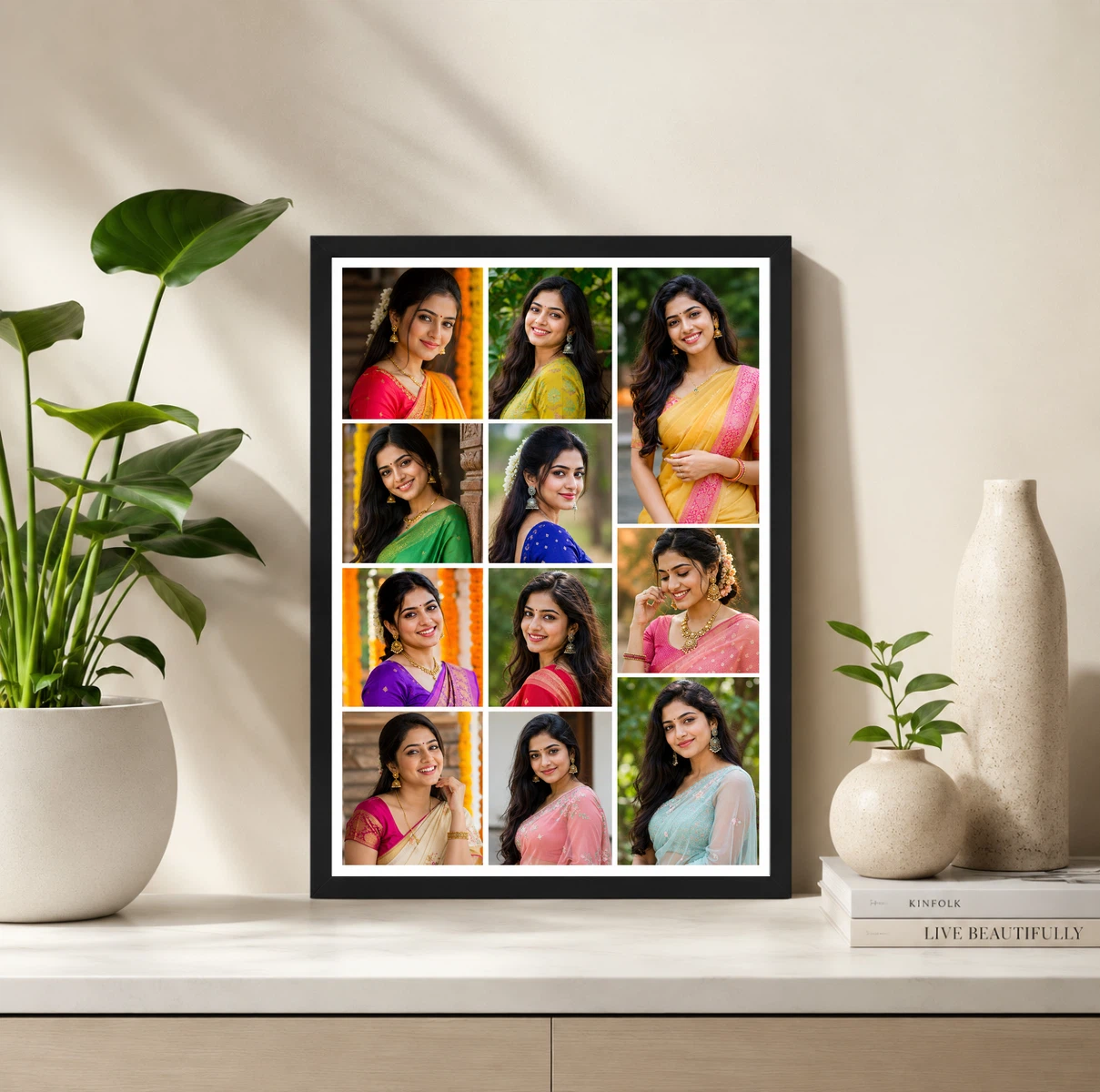 11 Photo Collage Frame Column Split 4+4+3 Vertical Layout 2 11 Photo Collage Frame Column Split 4+4+3 Vertical Layout - Image 2