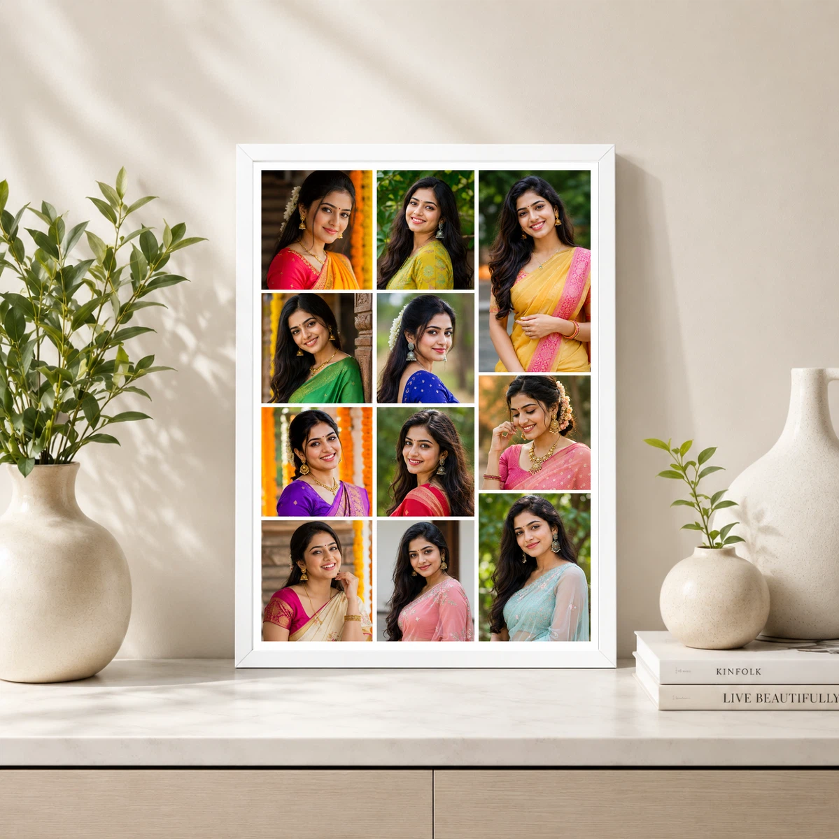 11 Photo Collage Frame Column Split 4+4+3 Vertical Layout 4 11 Photo Collage Frame Column Split 4+4+3 Vertical Layout - Image 4