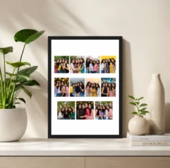 Alternative view of 11 Photo Collage Frame Floating Island 11 Slot Minimal Layout