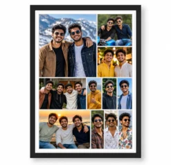 11 Photo Collage Frame Tetris Mix 11 Slot Puzzle Layout