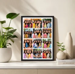 Alternative view of 12 Photo Collage Frame 12 Rounded Soft Grid Layout