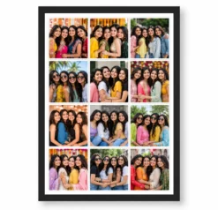 12 Photo Collage Frame 12 Rounded Soft Grid Layout
