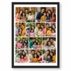 12 photo collage frame 2 4 3 3 four tier layout india 05 black main
