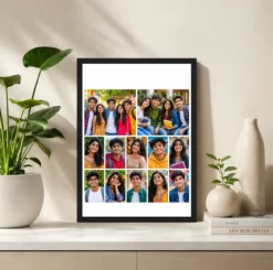 Alternative view of 12 Photo Collage Frame 2 Hero Top + 10 Small Grid Layout