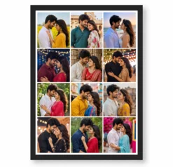12 Photo Collage Frame 3x4 Perfect Grid Layout