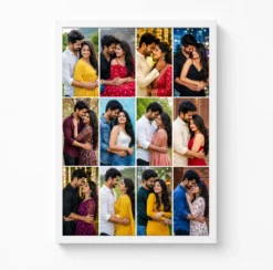 12 Photo Collage Frame 4-Column Dual Row 12 Grid Layout 6 12 photo collage frame 4 column dual row 12 grid layout india 08 white main