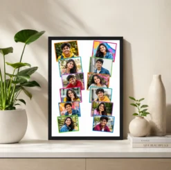 Alternative view of 12 Photo Collage Frame Cascade Double Waterfall 12 Layout