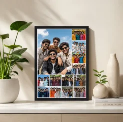 Alternative view of 12 Photo Collage Frame Hero + L-Strip 12 Slot Layout