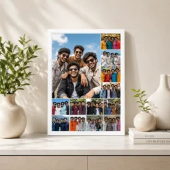 12 Photo Collage Frame Hero + L-Strip 12 Slot Layout 7 12 photo collage frame hero l strip 12 slot layout india 12 white 2