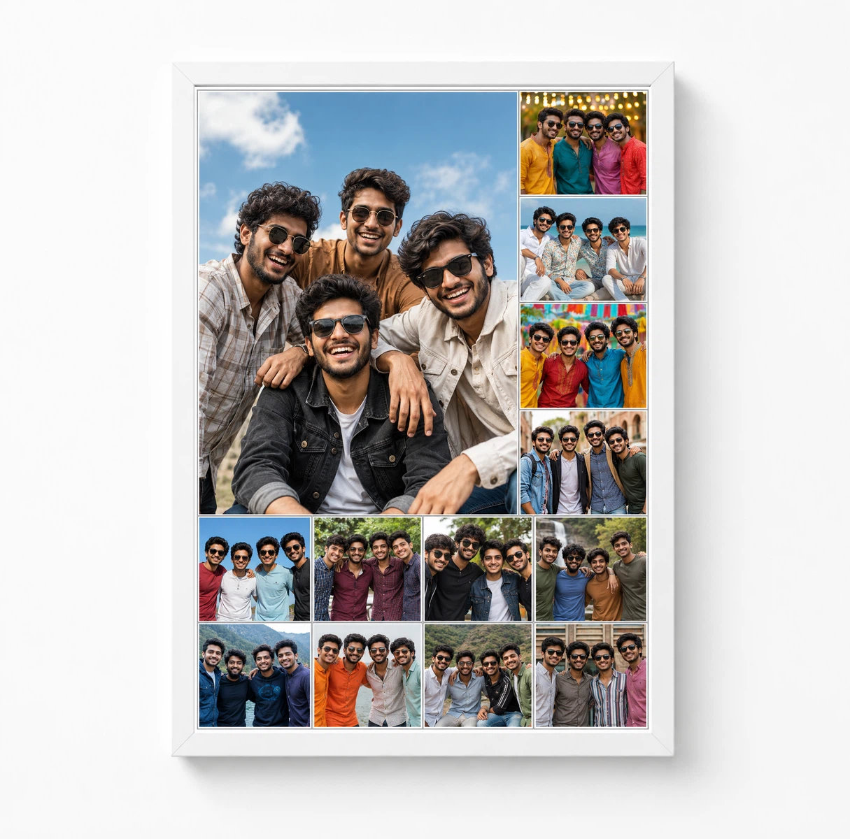 12 Photo Collage Frame Hero + L-Strip 12 Slot Layout 3 12 Photo Collage Frame Hero + L-Strip 12 Slot Layout - Image 3