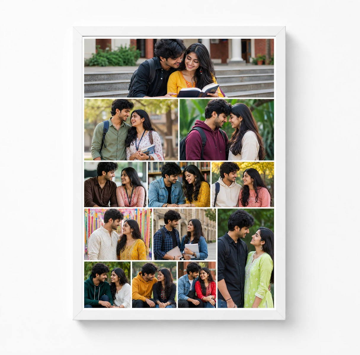 12 Photo Collage Frame Mosaic Mixed 12 Pinterest Style Layout 3 12 Photo Collage Frame Mosaic Mixed 12 Pinterest Style Layout - Image 3
