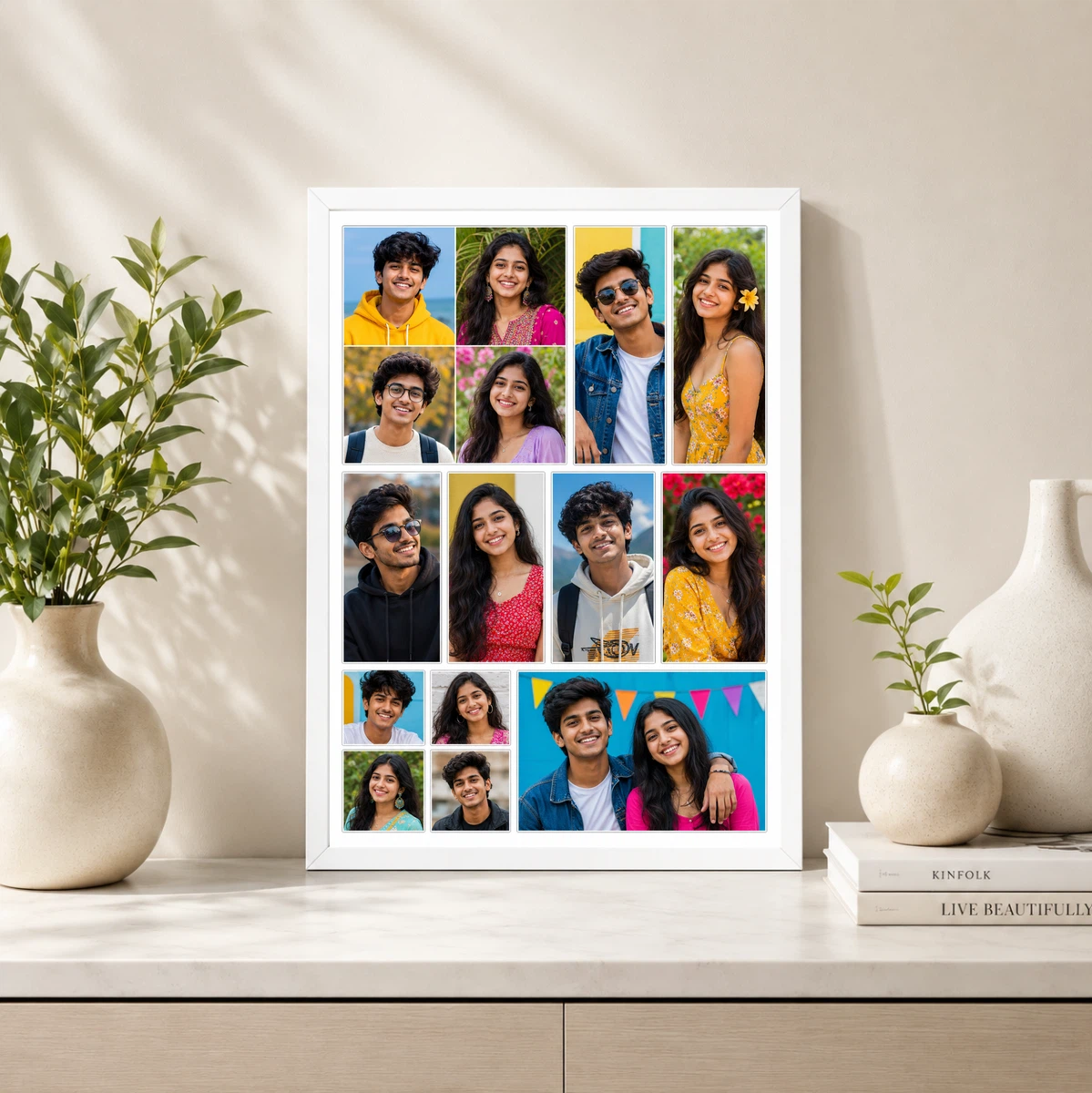 12 Photo Collage Frame Tetris Puzzle 12 Slot Layout 4 12 Photo Collage Frame Tetris Puzzle 12 Slot Layout - Image 4