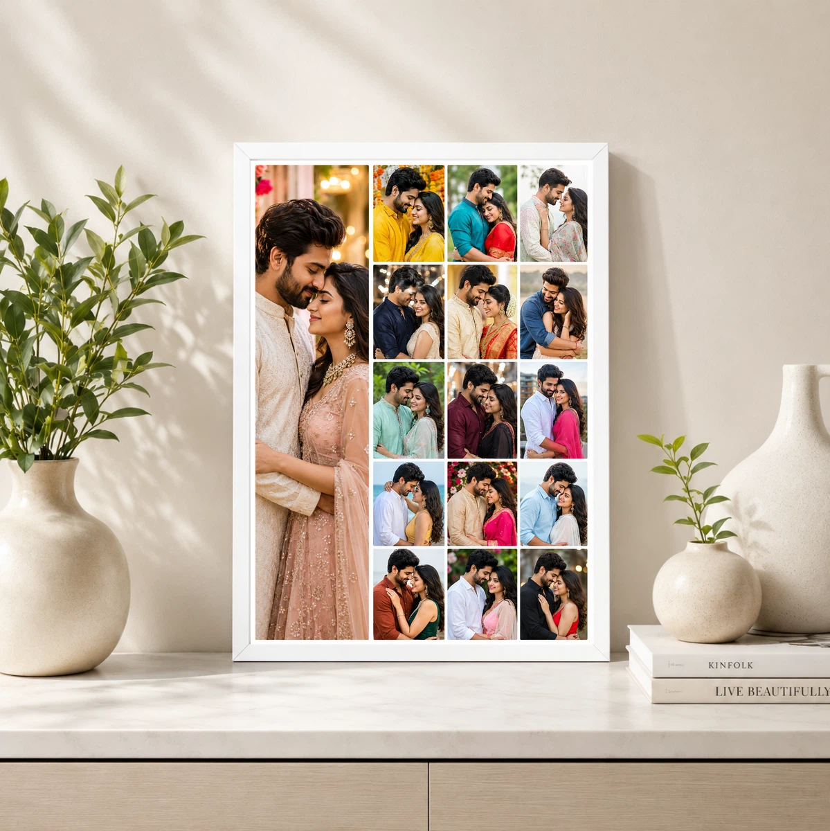 13 Photo Collage Frame 1 Hero Left 12 Small 4x3 Right Layout 4 13 Photo Collage Frame 1 Hero Left 12 Small 4x3 Right Layout - Image 4