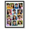 13 Photo Collage Frame 13 Equal Square Flowing Grid Layout 9 13 photo collage frame 13 equal square flowing grid layout india 04 black main