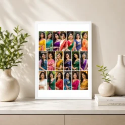 13 Photo Collage Frame Brick Offset 7+6 Two Row Layout 7 13 photo collage frame brick offset 7 6 two row layout india 11 white 2