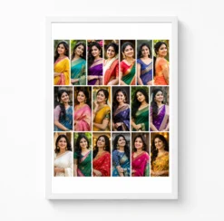 13 Photo Collage Frame Brick Offset 7+6 Two Row Layout 6 13 photo collage frame brick offset 7 6 two row layout india 11 white main