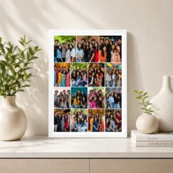 13 photo collage frame matte black 13 premium white grid layout india 01 white 2