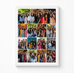 13 photo collage frame matte black 13 premium white grid layout india 01 white main