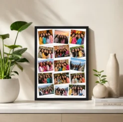 Alternative view of 13 Photo Collage Frame Scattered Polaroids 13 Memory Wall Layout