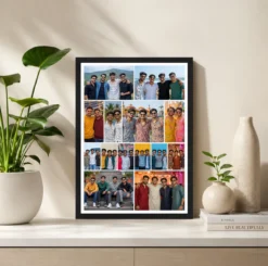 Alternative view of 13 Photo Collage Frame Tetris Mixed 13 Slot Puzzle Layout