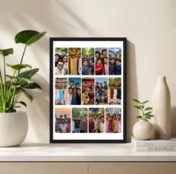 Alternative view of 14 Photo Collage Frame 14 Rounded Corner Grid Layout