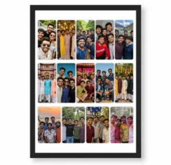 14 Photo Collage Frame 14 Rounded Corner Grid Layout