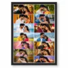 14 Photo Collage Frame 2x7 Vertical Grid Layout 9 14 photo collage frame 2x7 vertical grid layout india 04 black main