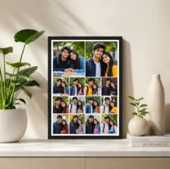 Alternative view of 14 Photo Collage Frame 3x4 Grid Plus 2 Hero Layout