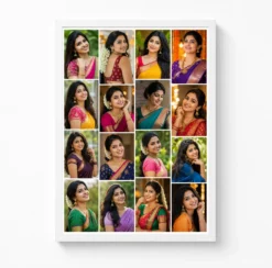 14 photo collage frame 4 col 4 4 3 3 uneven column layout india 07 white main