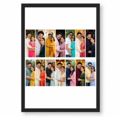14 Photo Collage Frame Brick Pattern 7+7 Offset Layout